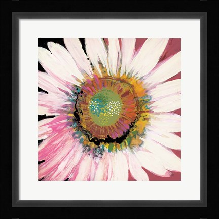 Framed Sunshine Flower I Print