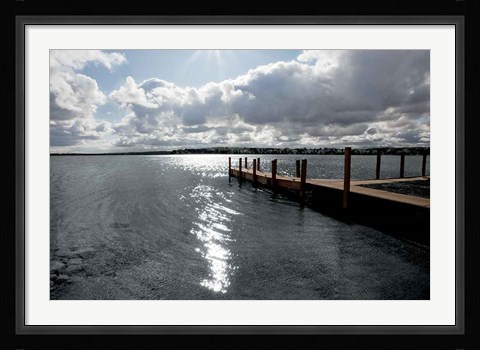 Framed Sunrise at Crooked Lake Print