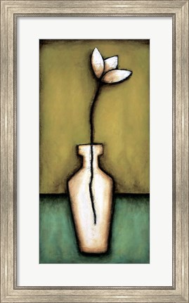 Framed Water Blossoms II Print