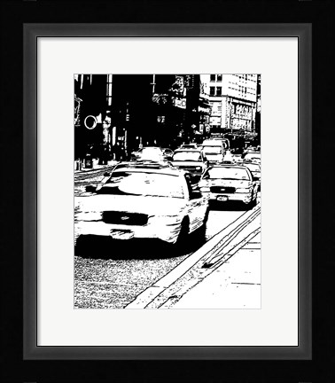 Framed New York Minute II Print