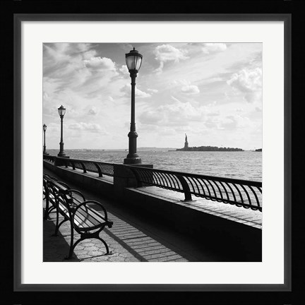 Framed Liberty Bench Print