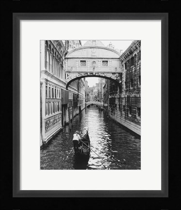 Framed Venice Canal Print