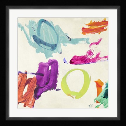 Framed Games of Children I Print