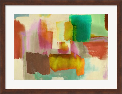 Framed Colorful Sensations Print