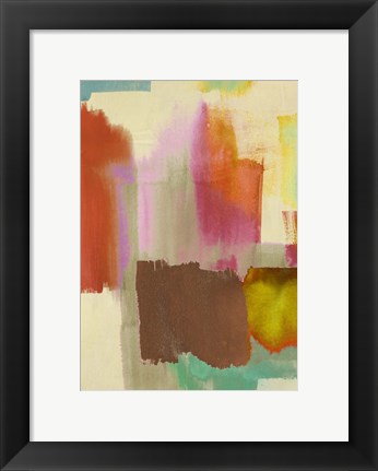 Framed Colorful Sensation I Print