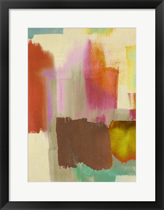 Framed Colorful Sensation I Print