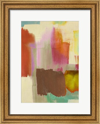 Framed Colorful Sensation I Print
