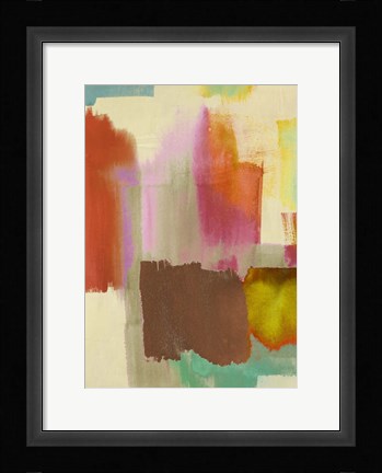 Framed Colorful Sensation I Print
