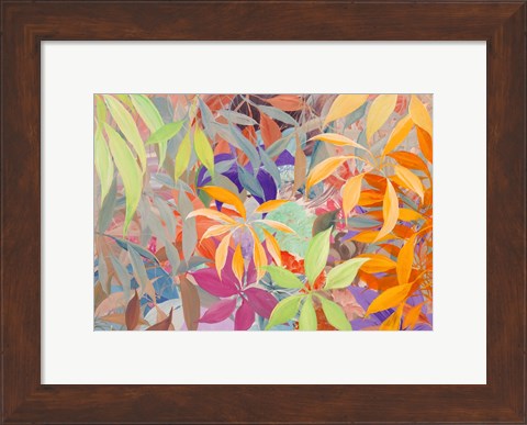 Framed Giungla colorata Print