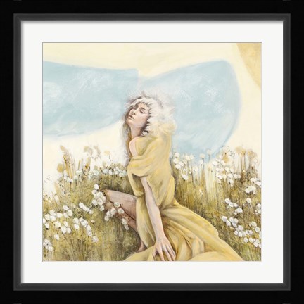 Framed Fairy of the Pale Skies (detail) Print