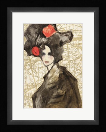 Framed Asian Deity (detail) Print