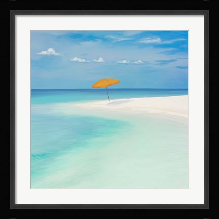 Framed Pomeriggio sul Mare Print