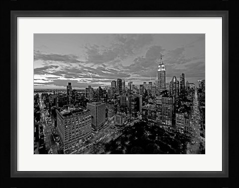 Framed Chelsea and Midtown Manhattan Print