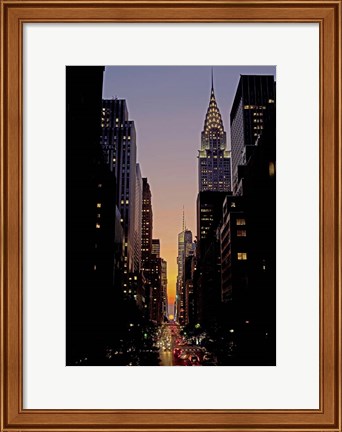 Framed Manhattanhenge Print