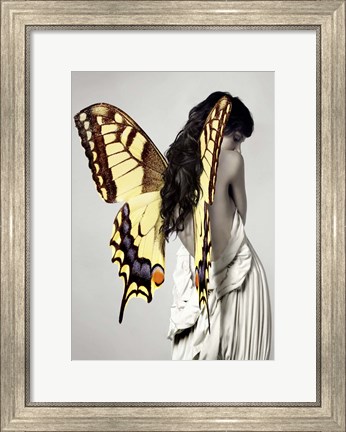 Framed Winged Beauty #3 Print