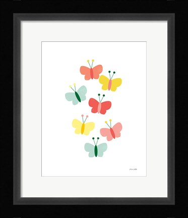 Framed Butterfly Friends Print
