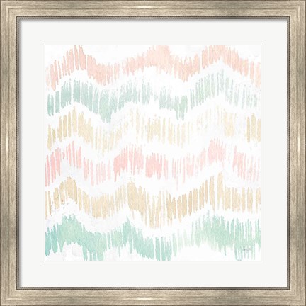 Framed Colors of the Wind III Pastel Print