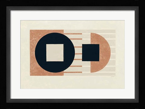 Framed Laterally Speaking Warm Print