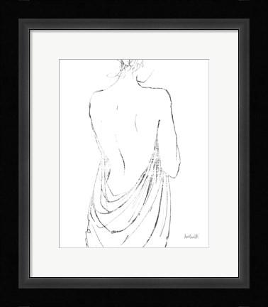Framed Beauty in the Mist I BW Print