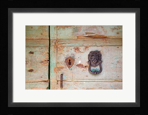 Framed Please Knock Print