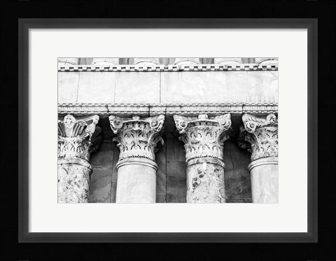 Framed Pillars Print