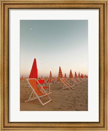 Framed At the Beach III Print