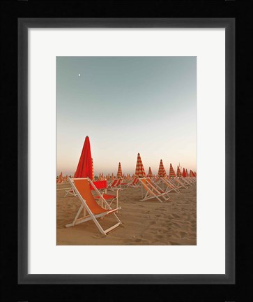 Framed At the Beach III Print