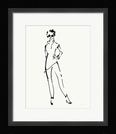 Framed About Town I MB Print