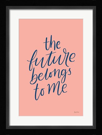 Framed Graduation II Pink Print