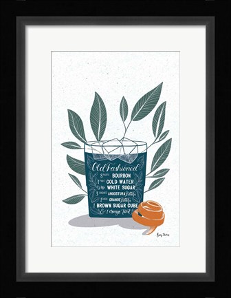 Framed Fruity Cocktails IV Print