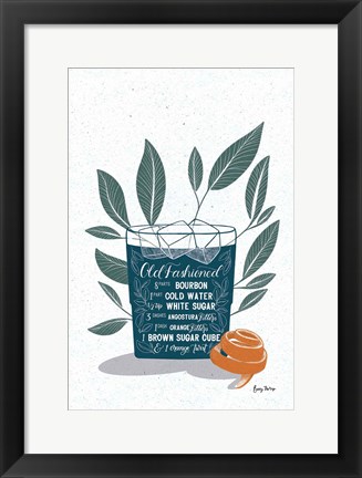 Framed Fruity Cocktails IV Print