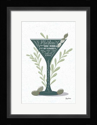 Framed Fruity Cocktails III Print