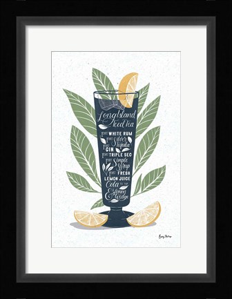 Framed Fruity Cocktails II Print