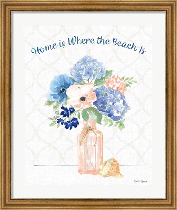 Framed Coastline Botanical VI Print