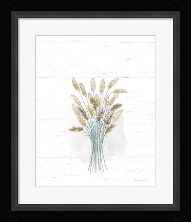 Framed Farmhouse Cotton VII No Words Neutral Print