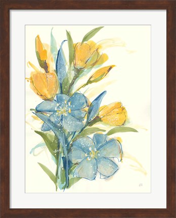Framed Sunshine Bouquet II Print