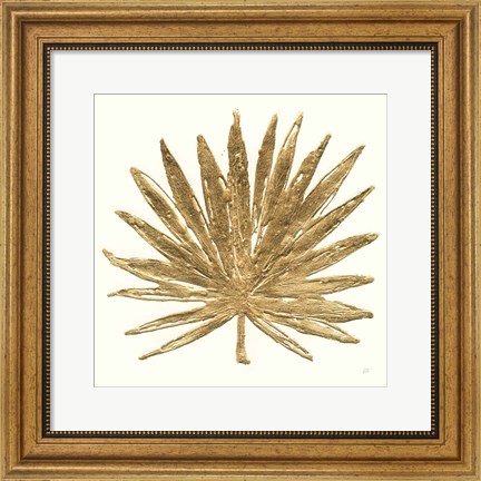 Framed Gilded Palm VIII Print