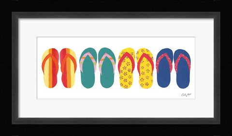 Framed Sea Sand Sun VIII Print