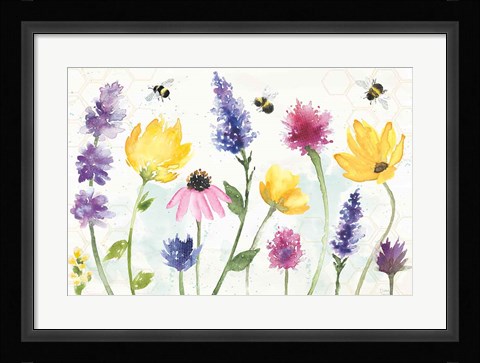 Framed Bee Harmony I Print