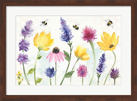 Framed Bee Harmony I Print
