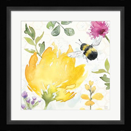 Framed Bee Harmony II Print