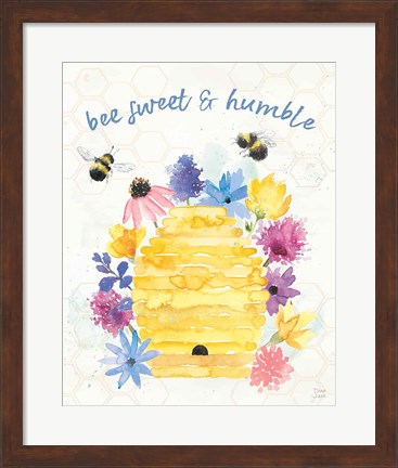 Framed Bee Harmony IV Print