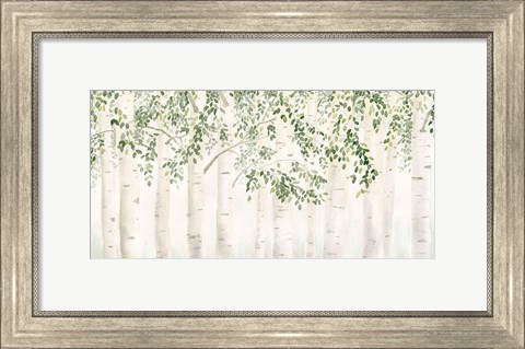 Framed Fresh Forest Green Print