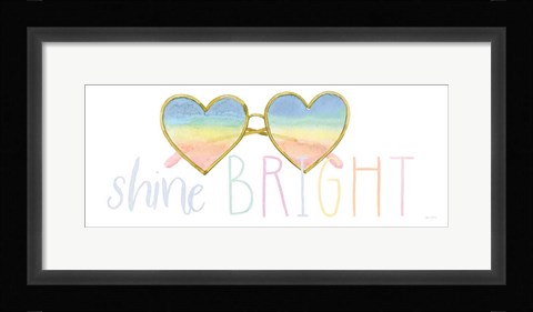 Framed Lets Chase Rainbows XVII Print