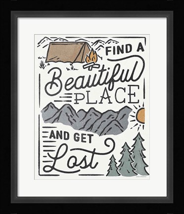 Framed Adventurous V Print
