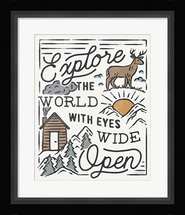 Framed Adventurous IV Print