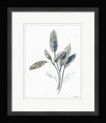 Framed Country Weekend IV with Navy Print