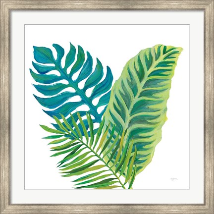 Framed Coconut Palm VI Print