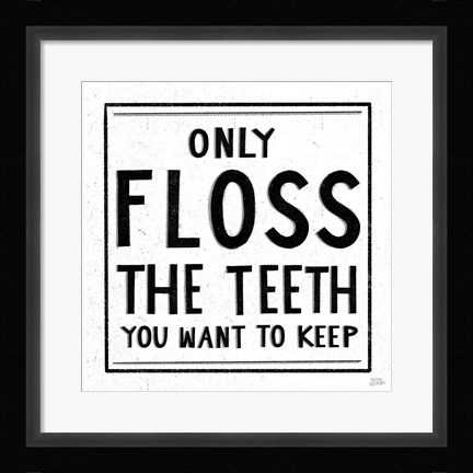 Framed Only Floss Print