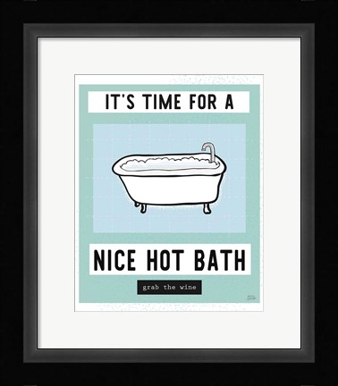 Framed Hot Bath Print